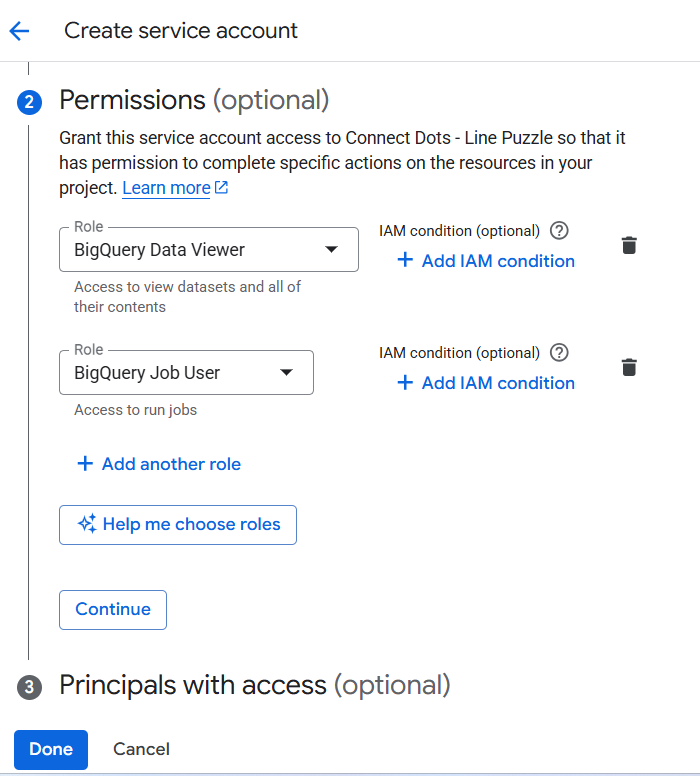 BigQuery Roles